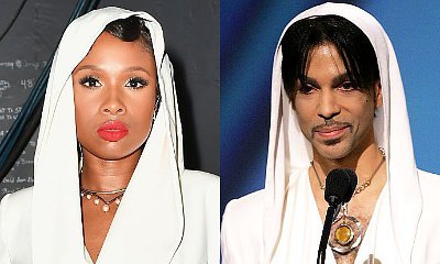Jennifer Hudson Dresses as Prince in White Hooded Dress at 2016 BET Awards
