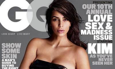 Kim Kardashian Shows Off Post-Baby Body on Nude Cover of GQ
