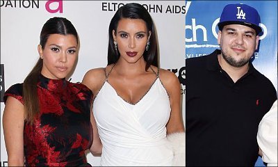 Kourtney Kardashian Slams Kim After She Calls Rob 'Lunatic' for Having Secret Engagement