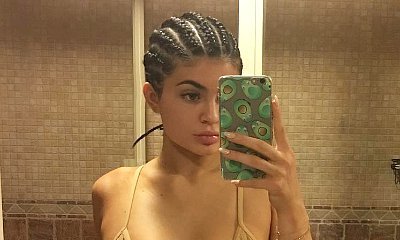 Kylie Jenner Goes 'Nude' in Bathroom Selfie. Copying Kim Kardashian?
