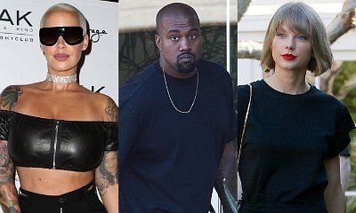 Amber Rose Defends Kanye West Amid Taylor Swift Feud, but Begs Him to 'Stay out of the News'