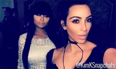 Blac Chyna Gets Love From Kim While Attending a Kardashian Family Event Sans Rob