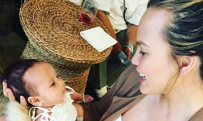 Chrissy Teigen Runs Outside Half Naked With Baby Luna During Hotel Fire Drill