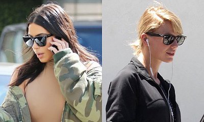 Is Their Feud Just Publicity Stunt? Kim Kardashian and Taylor Swift Spotted in WeHo on the Same Day