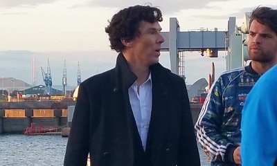 Sherlock Jumps Off the Boat in New Season 4 Set Photos