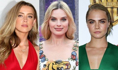 Amber Heard Is All Smiles During Night Out With Margot Robbie and Cara Delevingne