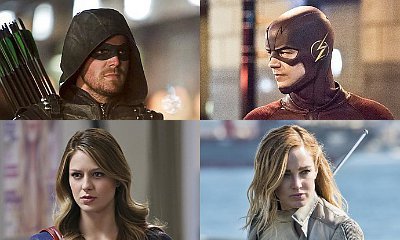'Arrow' Star Stephen Amell Teases the Four-Way Crossover With This Leggy Picture