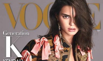Kendall Jenner Goes Braless on Cover of Vogue's Coveted September Issue