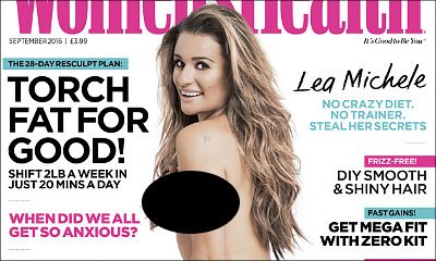 Lea Michele Goes Completely Nude for Women's Health