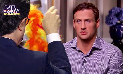 Stephen Colbert Mocks Ryan Lochte's Robbery Claims, Spoofs His Interview With Matt Lauer