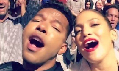 Watch J.Lo Fangirl Over Adele at L.A. Concert