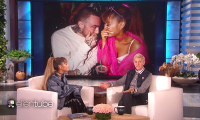 Too Cute! See Ariana Grande Blush While Confirming Mac Miller Relationship on 'Ellen'