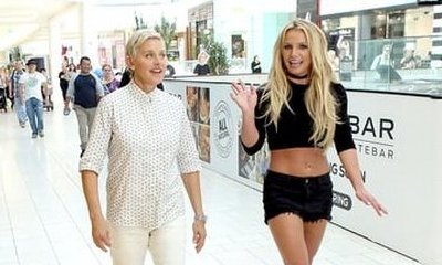 Watch: Britney Spears and Ellen DeGeneres Wreak Havoc in Mall