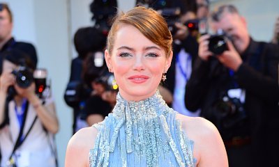 Emma Stone Shines in Silver at 'La La Land' Venice Premiere