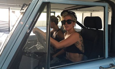 Lady GaGa Spotted Filming 'Perfect Illusion' Music Video in the Desert