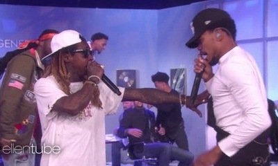 Watch: Lil Wayne Disses Ryan Lochte and Cash Money During Performance on 'Ellen'