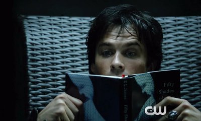 Damon's Into 'Fifty Shades of Grey' in New 'The Vampire Diaries' Final Season Promo