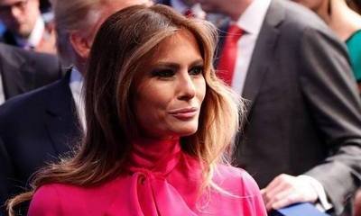 Melania Trump Wears 'P*ssy Bow' Blouse Amid Donald Trump Lewd Comment Controversy
