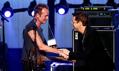 AMAs 2016: Robert Downey Jr. Presents Sting With Award of Merit