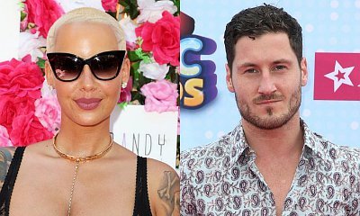 Amber Rose and Val Chmerkovskiy Get Touchy While Celebrating Halloween Together