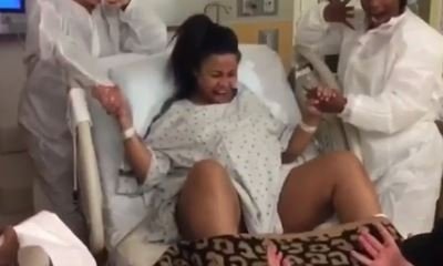 Blac Chyna and Rob Kardashian Do Mannequin Challenge in Delivery Room, Debut Pic of Baby Dream