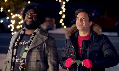 Jimmy Fallon Debuts Christmas-Themed Promo for 2017 Golden Globe Awards