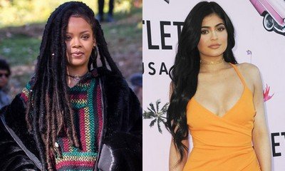 Rihanna Wears Hillary Clinton Shirt, Kylie Jenner Gets Her Naked Body Painted Blue on Election Day