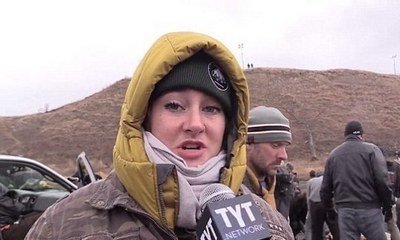Shailene Woodley Cries as She's Back in North Dakota to Stand With Standing Rock