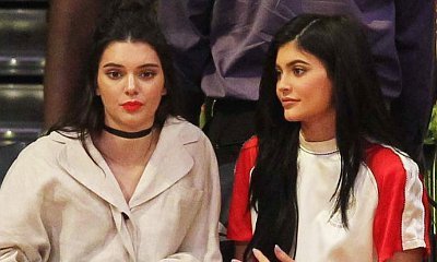 Braless Kendall Risks Nip Slip in Revealing Gold Top, Kylie Flaunts Butt in Thong Bikini