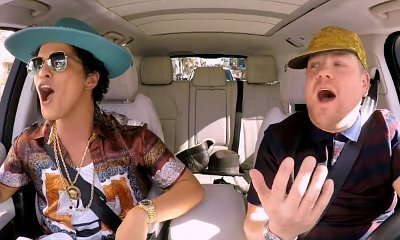 Watch Bruno Mars Make New Music With James Corden During 'Carpool Karaoke'