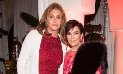 What Feud? Kris and Caitlyn Jenner Pose Together in Matching Dresses at Christmas Party
