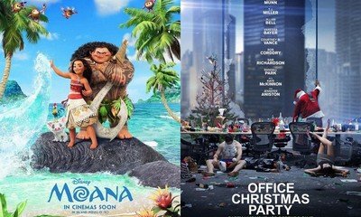 'Moana' Edges Out 'Office Christmas Party' at Box Office With $18.8M