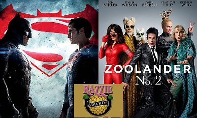 'Batman v Superman', 'Zoolander 2' Lead 2017 Razzie Award Nominations
