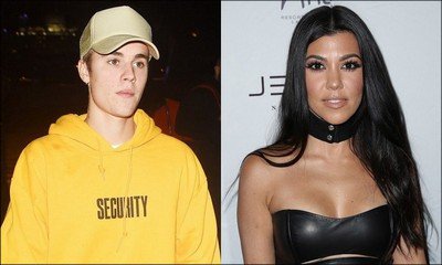 Justin Bieber Parties With Nipple-Baring Kourtney Kardashian, Refuses to Comment on Selena Gomez