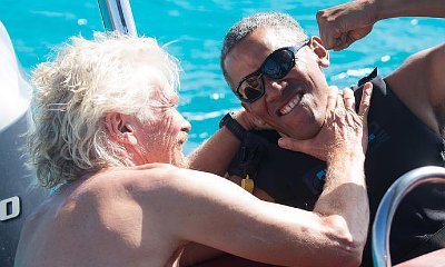 Watch Barack Obama Go Kitesurfing With Richard Branson
