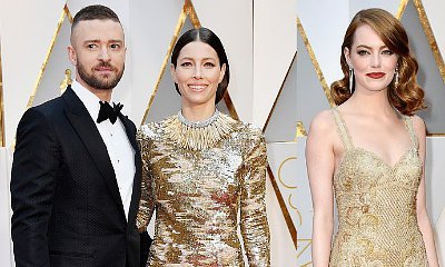 Oscars 2017: Justin Timberlake Photobombs Jessica Biel and Emma Stone