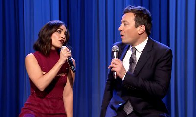Vanessa Hudgens Links Up With Jimmy Fallon to Sing 'Friends' Theme Song