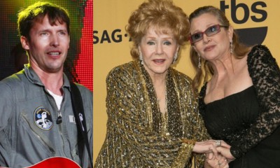 James Blunt Sings Touching New Song at Carrie Fisher and Debbie Reynolds' Memorial