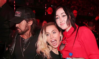 Miley Cyrus Ditches Her Pants as She Surprises Sister Noah at iHeart Radio Music Awards 2017