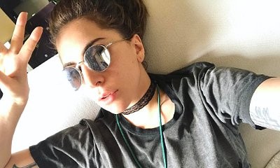 Brunette Lady GaGa Goes to Cosmetic Clinic Prior to Coachella - Pre-Concert Makeover?