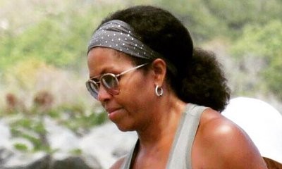 Michelle Obama Sports Her Natural Hair and Internet Just Can't Handle It