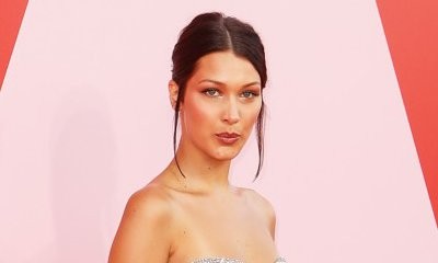 Bella Hadid Risks Wardrobe Malfunction in Sexy Black Gown With Sky-High Slit