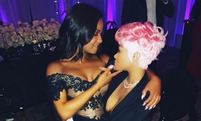 Blac Chyna Licks Christina Milian's Boob in NSFW Pic