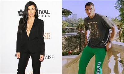 Kourtney Kardashian and Younes Bendjima Share Intimate Back Hug Near Cannes