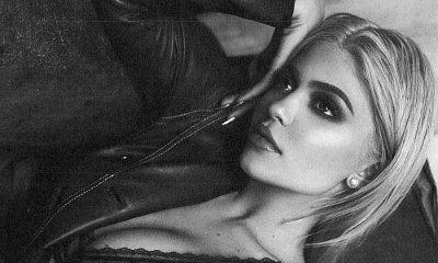 Kylie Jenner Flashes Nipple in Sheer Bra