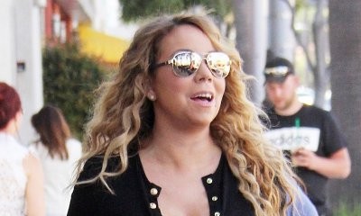 Mariah Carey Flashes Skimpy Thong at Dinner With Twins Moroccan and Monroe