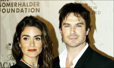 Pregnant Nikki Reed Bares Cleavage in Sexy Maternity Clothes