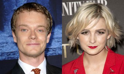 'Game of Thrones' Star Alfie Allen Gets Handsy With Topless Woman