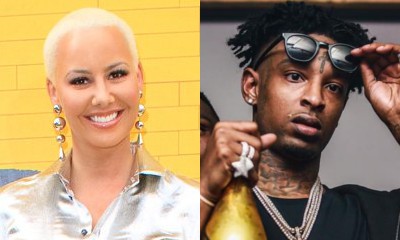 Amber Rose Spotted Holding Hands With Rumored Beau 21 Savage in WeHo