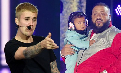 Watch Justin Bieber Instantly Make DJ Khaled's Son Cry